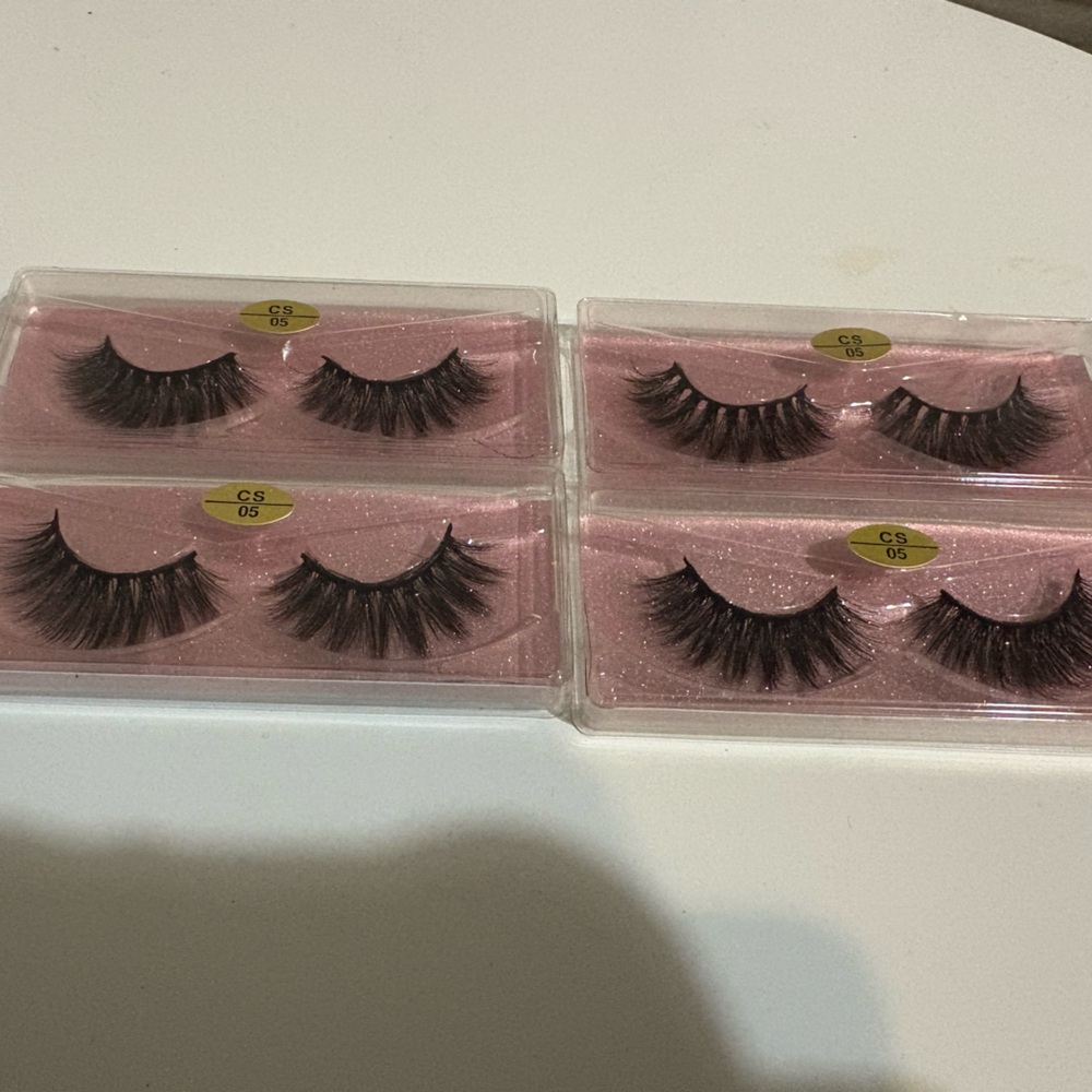 Dramatic Black False Eyelashes Set